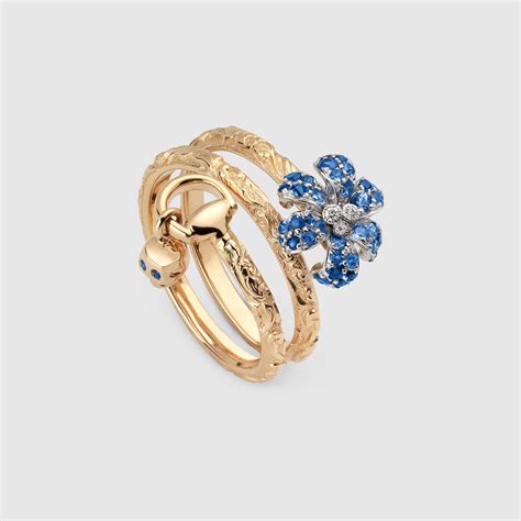 gucci sapphire ring|Gucci couple ring.